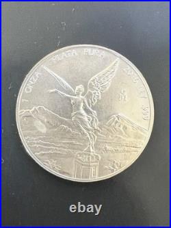 1 Ounce. 999 Fine Silver 2016 Mexican Libertad, Mexico 1oz. 999 Fine Silver