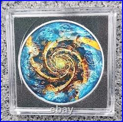 1 Oz. 999 Silver Mexican Libertad Colorized Coin Time Travel Past Germania Mint