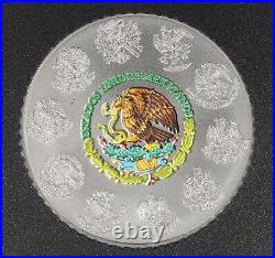 1 Oz Silver Coin 2021 Mexico Libertad Huichol Art Silver Coin #6