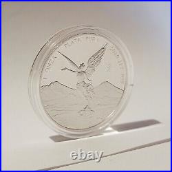 1 oz 2020 Mexico 999 Fine Silver Proof Mexican Libertad LOW MINTAGE CAPSULED