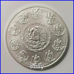 1 oz 2021 Mexico Mint. 999 Fine Silver Mexican Libertad Bullion Round Coin + TRK