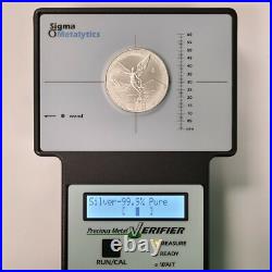 1 oz 2021 Mexico Mint. 999 Fine Silver Mexican Libertad Bullion Round Coin + TRK
