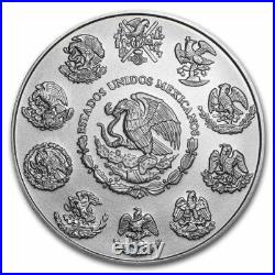 1 oz 2021 Mexico Mint. 999 Fine Silver Mexican Libertad Bullion Round Coin + TRK