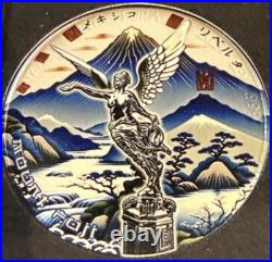 1 oz 2023 Colorized Mexico Libertad Mount Fuji. 999 Silver coin # 113 Of 250 1 oz 2023 Colorized Mexico Libertad Mount Fuji. 999 Silver coin # 113 Of 250