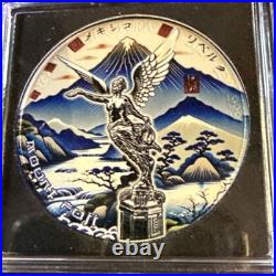 1 oz 2023 Colorized Mexico Libertad Mount Fuji. 999 Silver coin # 113 Of 250 1 oz 2023 Colorized Mexico Libertad Mount Fuji. 999 Silver coin # 113 Of 250