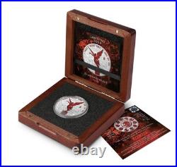 1 oz Silver Coin 2024 Mexico Libertad Diamond Dust Fire Edition Mintage 500