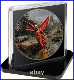 1 oz Silver Coin 2024 Mexico Libertad Zombiertad Apocalypse Edition Mintage 500 1 oz Silver Coin 2024 Mexico Libertad Zombiertad Apocalypse Edition Mintage 500