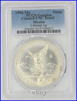 1 oz Silver Mexico Libertad 1996 PCGS KEY DATE TOP Express Shipping