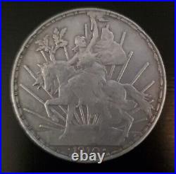 1910 Mexico Silver 0.903 Un Peso Mexican Coin Caballito Independencia Y Libertad