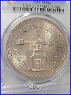 1949 Mexico Libertad 1 oz. Silver Coin PCGS MS65