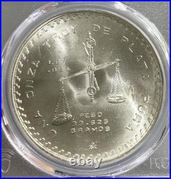 1979 Mo Casa De Moneda De Mexico 1 Onza PCGS MS65