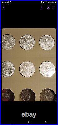 1982-2023 Mexico Libertad 1oz. 999 Fine Silver Coins Complete Set, Dansco Album