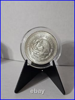 1982 MEXICO 1oz SILVER FIRST YEAR LIBERTAD BRILLIANT UNCIRCULATED QUALITY