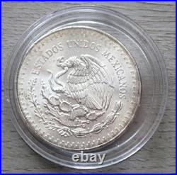 1982 MEXICO 1oz SILVER FIRST YEAR LIBERTAD BRILLIANT UNCIRCULATED QUALITY