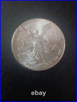 1982 Mexican Libertad 1oz 999 Fine Silver