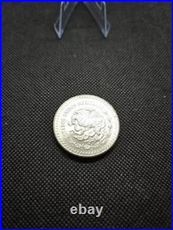 1982 Mexican Silver Libertad 1 oz Mexico 1 onza Plata Pura Coin As Shown. Nice