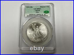 1982 Mexico 1 Onza Libertad Silver Coin Cac Ms65 1982 Mexico 1 Onza Libertad Silver Coin Cac Ms65