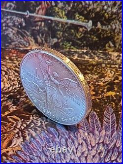 1982 Mexico 1 Onza Plata Pura Silver Libertad Coin Winged Victory 1oz. 999