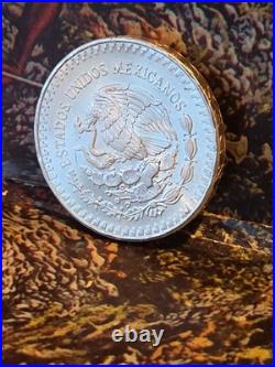 1982 Mexico 1 Onza Plata Pura Silver Libertad Coin Winged Victory 1oz. 999