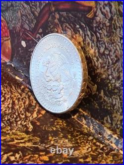 1982 Mexico 1 Onza Plata Pura Silver Libertad Coin Winged Victory 1oz. 999