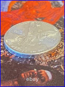 1982 Mexico 1 Onza Plata Pura Silver Libertad Coin Winged Victory 1oz. 999