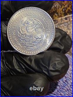 1982 Mexico 1 Onza Plata Pura Silver Libertad Coin Winged Victory 1oz. 999