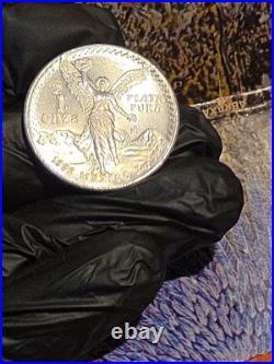1982 Mexico 1 Onza Plata Pura Silver Libertad Coin Winged Victory 1oz. 999 1982 Mexico 1 Onza Plata Pura Silver Libertad Coin Winged Victory 1oz. 999