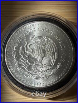 1982 Mexico 1 Onza Silver Libertad. 999 Fine BU First Year