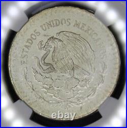 1982 Mexico 1 Onza oz Silver Libertad Gradrd NGC MS 65 Color Toning Toned Coin