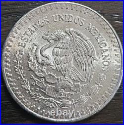 1982 Mexico 1 oz silver Libertad Genuine Natural Toned, Bankroll End
