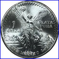 1982-Mo Mexico Libertad BU 1oz. 999 Silver Onza Vintage Plata Pura PQ UNC/MS+