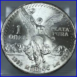 1982-Mo Mexico Libertad BU 1oz. 999 Silver Onza Vintage Plata Pura PQ UNC/MS+