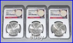 1982Mo Mexico 1 Onza Silver Libertad NGC MS64 Banco De Mexico Bag Frag