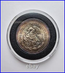 1983 Mexico Libertad 1 Onza With Dual-Sided Toning. 999 Silver In Capsule