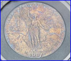 1983 Mexico Libertad 1 Onza With Dual-Sided Toning. 999 Silver In Capsule