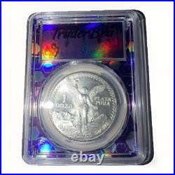 1983-Mo 1 Onza LIBERTAD NGC MS65 Mexico 1oz. 999 Silver Coin Round
