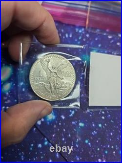 1983-Mo 1 Oz Silver Mexican Libertad BU GEM! Slab This Coin
