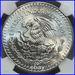 1983 Mo Mexico 1 Onza Silver Libertad NGC MS 66 WithSpecial Mexico Libertad Label