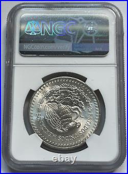 1983 Mo Mexico 1 Onza Silver Libertad NGC MS 66 WithSpecial Mexico Libertad Label