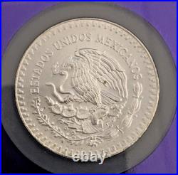 1983 Mo Mexico 1 Silver Libertad. NGC Graded MS 66. PURPLE CORE! #304