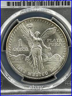 1983-Mo PCGS MS68 Silver 1 oz Libertad Onza Mexico Coin