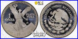 1983 Mo PCGS PR65 DCAM MEXICO 1 oz Silver Libertad Un Onza Coin #43105A