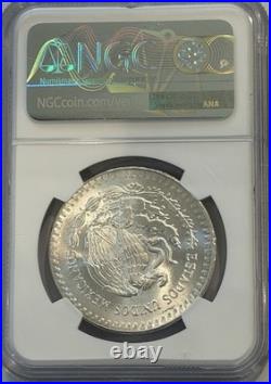 1984 MO Mexico 1 Onza Libertad One Ounce. 999 Pure Silver Graded by NGC MS 66