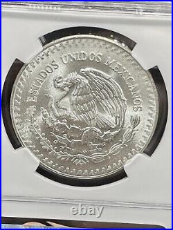 1984-MO Mexico Libertad 1 Onza Silver 1oz Gem Brilliant UNC NGC MS66