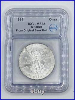 1984 Mexico 1 Onza Silver Libertad MS68