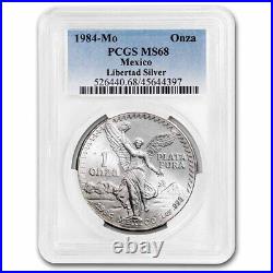 1984 Mexico 1 oz Silver Libertad MS-68 PCGS