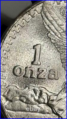 1984 Mo MEXICO. 999 SILVER LIBERTAD 1 ONZA NGC MS 66 Great Eye Appeal Free Ship