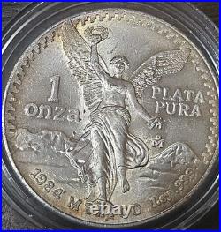 1984 Una Onza. 999 Plata Pura Mexico Libertad 1 Ounce. 999 Fine Silver