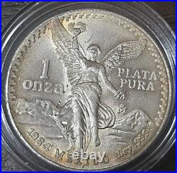 1984 Una Onza. 999 Plata Pura Mexico Libertad 1 Ounce. 999 Fine Silver