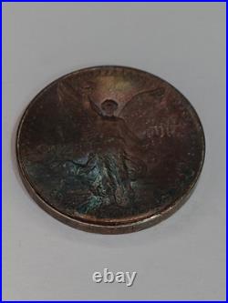 1985 1 OZ Mexican Libertad Coin. 999 Silver Onza TONING Coin 1985 1 OZ Mexican Libertad Coin. 999 Silver Onza TONING Coin